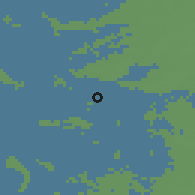 Shaded relief of the 48 km around Steenwijkerland, drawn from the GMTED2010 grid