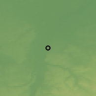 Shaded relief of the 49 km around Stein, drawn from the GMTED2010 grid