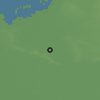 Shaded relief of the 49 km around Veenendaal, drawn from the GMTED2010 grid