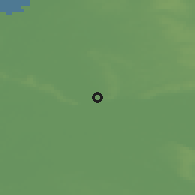 Shaded relief of the 49 km around Wageningen, drawn from the GMTED2010 grid