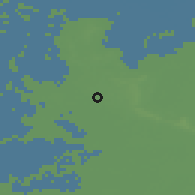 Shaded relief of the 49 km around Zeist, drawn from the GMTED2010 grid