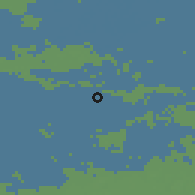 Shaded relief of the 49 km around Binnenmaas, drawn from the GMTED2010 grid
