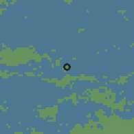 Shaded relief of the 49 km around Alblasserdam, drawn from the GMTED2010 grid