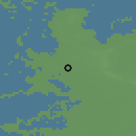 Shaded relief of the 49 km around Bunnik, drawn from the GMTED2010 grid
