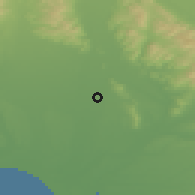 Shaded relief of the 51 km around Winton, drawn from the GMTED2010 grid