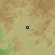 Shaded relief of the 60 km around Sébaco, drawn from the GMTED2010 grid