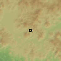 Shaded relief of the 60 km around Terrabona, drawn from the GMTED2010 grid