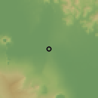 Shaded relief of the 60 km around Tipitapa, drawn from the GMTED2010 grid