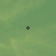 Shaded relief of the 59 km around Waspán, drawn from the GMTED2010 grid