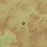 Shaded relief of the 60 km around Condega, drawn from the GMTED2010 grid