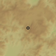 Shaded relief of the 60 km around Jinotega, drawn from the GMTED2010 grid
