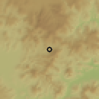 Shaded relief of the 60 km around Matagalpa, drawn from the GMTED2010 grid