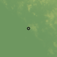 Shaded relief of the 60 km around Morrito, drawn from the GMTED2010 grid