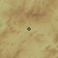 Shaded relief of the 59 km around Ocotal, drawn from the GMTED2010 grid