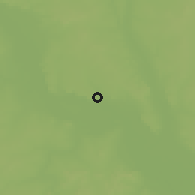 Shaded relief of the 60 km around Gaya, drawn from the GMTED2010 grid