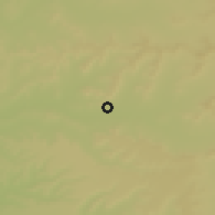 Shaded relief of the 59 km around Keita, drawn from the GMTED2010 grid