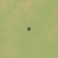 Shaded relief of the 59 km around Madaoua, drawn from the GMTED2010 grid