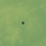 Shaded relief of the 60 km around Awe, drawn from the GMTED2010 grid