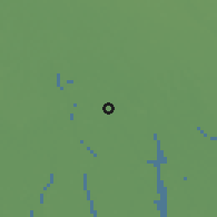 Shaded relief of the 60 km around Bugama, drawn from the GMTED2010 grid