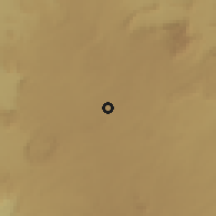 Shaded relief of the 60 km around Bukuru, drawn from the GMTED2010 grid