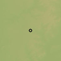 Shaded relief of the 59 km around Chadawa, drawn from the GMTED2010 grid