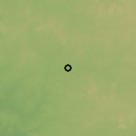 Shaded relief of the 60 km around Chanchaga, drawn from the GMTED2010 grid