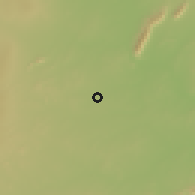 Shaded relief of the 60 km around Deba Habe, drawn from the GMTED2010 grid
