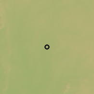 Shaded relief of the 60 km around Dirinbaji, drawn from the GMTED2010 grid