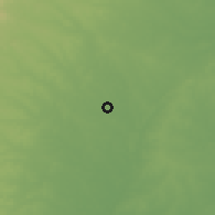 Shaded relief of the 60 km around Egedegebe, drawn from the GMTED2010 grid