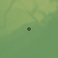 Shaded relief of the 60 km around Ejeme, drawn from the GMTED2010 grid