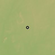 Shaded relief of the 60 km around Ejigbo, drawn from the GMTED2010 grid