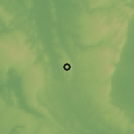 Shaded relief of the 60 km around Enugu Umunze, drawn from the GMTED2010 grid