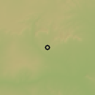 Shaded relief of the 60 km around Garin Jangam, drawn from the GMTED2010 grid