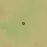 Shaded relief of the 60 km around Garkida, drawn from the GMTED2010 grid