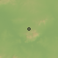 Shaded relief of the 60 km around Girei, drawn from the GMTED2010 grid