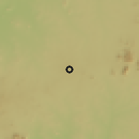 Shaded relief of the 60 km around Gombi, drawn from the GMTED2010 grid