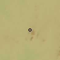 Shaded relief of the 60 km around Hong, drawn from the GMTED2010 grid