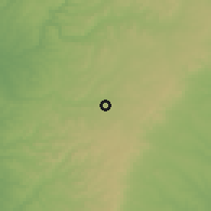 Shaded relief of the 60 km around Ibegwa Aka, drawn from the GMTED2010 grid