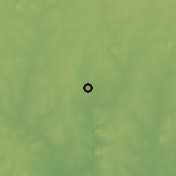 Shaded relief of the 60 km around Igangan, drawn from the GMTED2010 grid