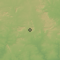 Shaded relief of the 60 km around Igarra, drawn from the GMTED2010 grid