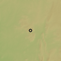 Shaded relief of the 60 km around Igbajo, drawn from the GMTED2010 grid