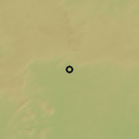 Shaded relief of the 60 km around Igbemo, drawn from the GMTED2010 grid