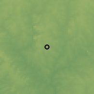 Shaded relief of the 60 km around Igbo Ora, drawn from the GMTED2010 grid