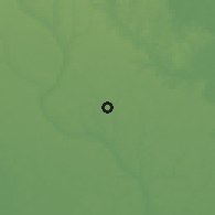 Shaded relief of the 60 km around Abak, drawn from the GMTED2010 grid