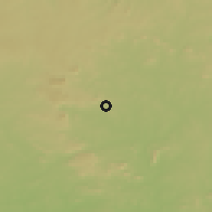 Shaded relief of the 60 km around Ikeram, drawn from the GMTED2010 grid