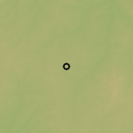 Shaded relief of the 60 km around Aiyede, drawn from the GMTED2010 grid