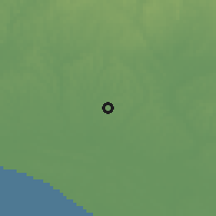 Shaded relief of the 60 km around Ilutitun, drawn from the GMTED2010 grid