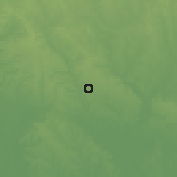 Shaded relief of the 60 km around Iperu, drawn from the GMTED2010 grid