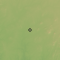 Shaded relief of the 60 km around Ipetumodu, drawn from the GMTED2010 grid
