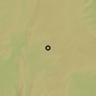 Shaded relief of the 60 km around Ipoti, drawn from the GMTED2010 grid